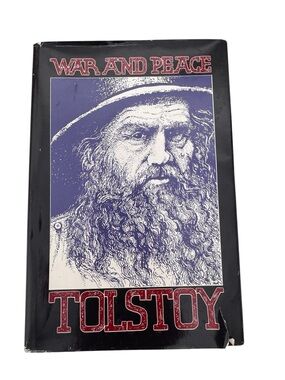 War and Peace Hardcover Coffee Table Book - Black/Blue